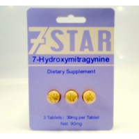 7 Star 7-Hydroxymitragynine Extract Tablets (3 Pack)(30mg per Tablet)